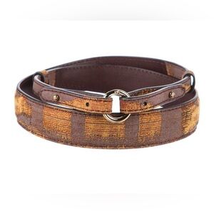 Gorgeous Vintage Ulla Johnson Paola 
Italian Leather Belt 
Gold-Tone 
S 32”